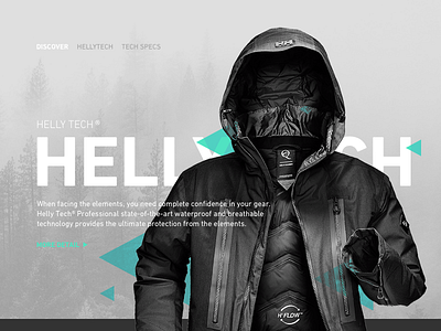 DailyUI 003 dailyui hellyhansen hh landingpage ui website