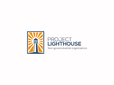 Lighthouse Project beam branding identity light lighthouse logo ray