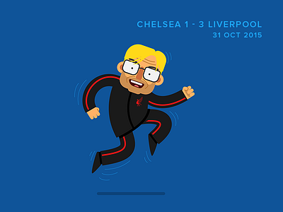 Jumping in Joy football illustration premierleague