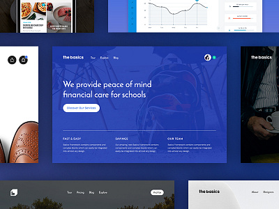 Firts Look At The Basics Framework basics components framework html site ui ui kit ux web