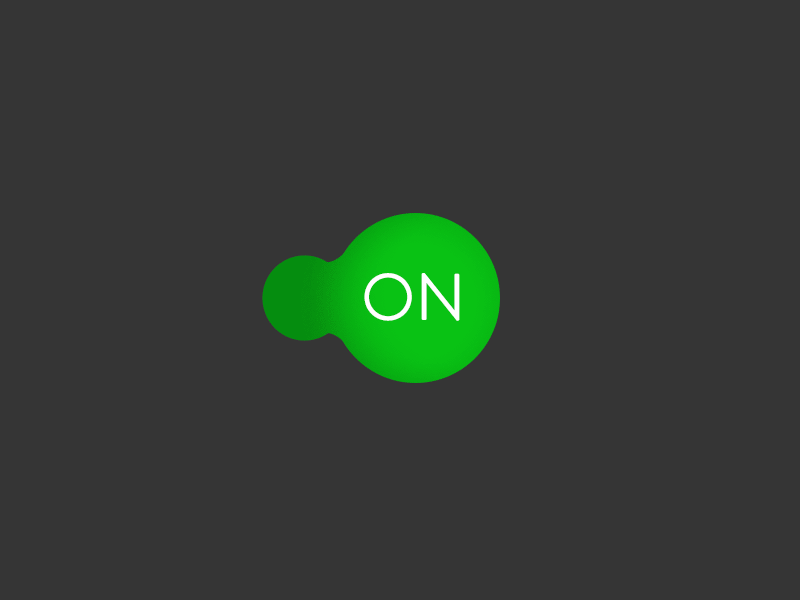 DailyUI 015 On / Off 015 blob dailyui off on switch toggle ui ux