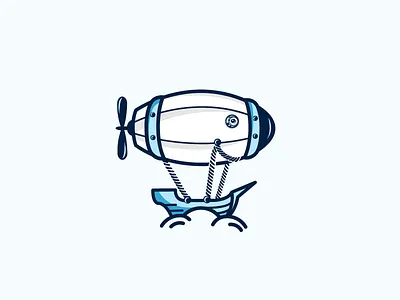 Cloud Ship logo cloud ship zeppelin