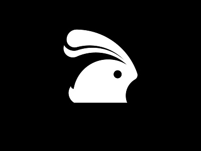 Rabbit animal bunny icon logo rabbit scredeck simple