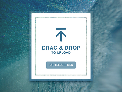 Daily UI #031 - File Upload 031 daily ui drag and drop file upload