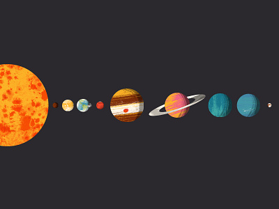 Planets of the Solar System earth jupiter mars mercury moon neptune pluto saturn sun texture uranus venus