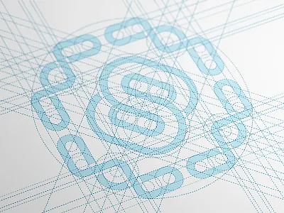 Monogram 8 - Logo Construction brand construction design geometry infinity mark monogram piotrlogo proces symbol vector