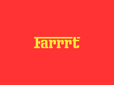 Farrrt brand character color cool cute fashion ferrari fresh happy illustration logo streetwear