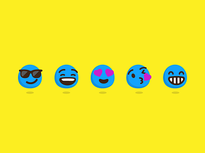 Emoji icons emoji icon smile vector