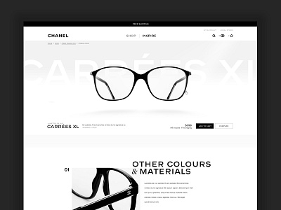 Shop Eyewear ecommerce shop