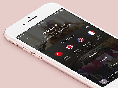 Great music pack app dribble modern music musicapp pink purple ui ux