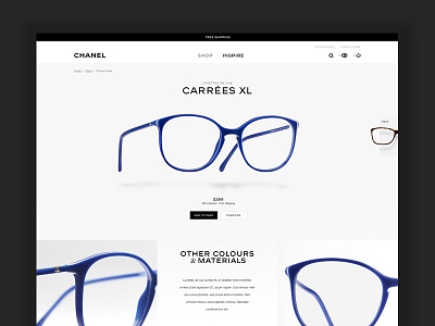 Shop Eyewear ecommerce shop