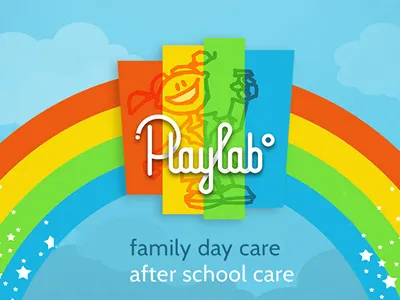 Playlab branding identity lettering logo logotype playlab script typography wordmark