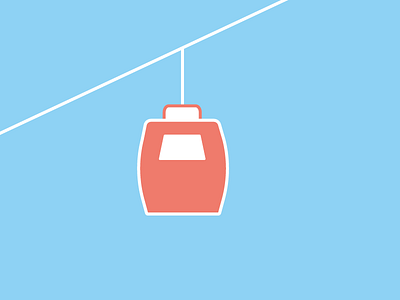 Barcelona iconography barcelona bcn design icon illustration minimal teleferic transport