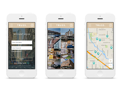Responsive Design building city commercial for rent gold index mobile real estate responsive splash page website
