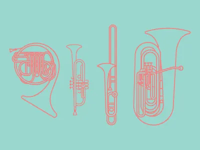 Dat Brass brass iconography music orchestra