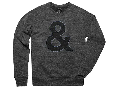 Helvectorsand Sweatshirt ampersand helvetica sweatshirt vector