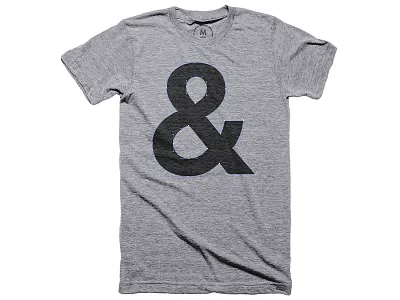 Helvectorsand Tri-Blend Premium Heather ampersand helvetica t shirt vector