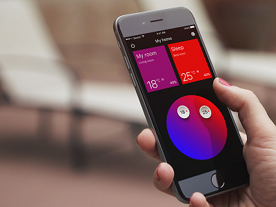 Smart Climate Control app climate concept control ios