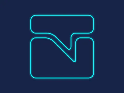 Trust Network Logo outline concept brand logo mark resilient networks tn trust networks