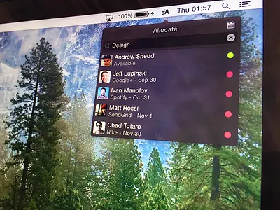Allocate Utility for Mac allocate mac app project management ui