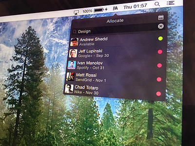 Allocate Utility for Mac allocate mac app project management ui