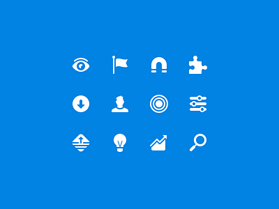 Sidebar Icons Round 2 download eye flag icons lightbulb magnet magnifying glass puzzle search small swiftype user