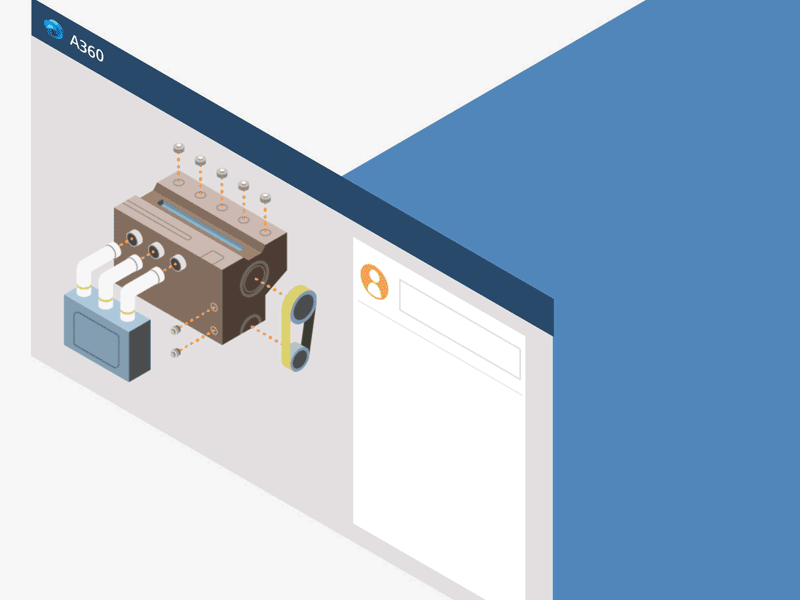 A360 Review Feature Animation animation design gif illustration interface ui webdesign