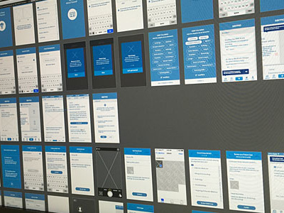 Mobile App UX agile app clean illustrator ios iphone medical modern ux wireframes