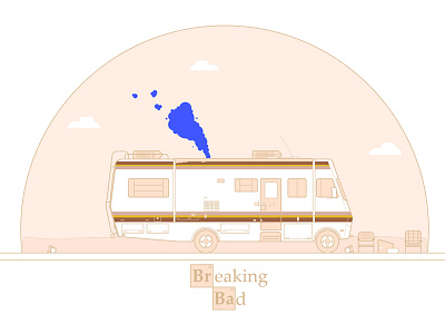 Breaking Bad adobe art artwork breakingbad design drawing illustration illustrator sketch wallart
