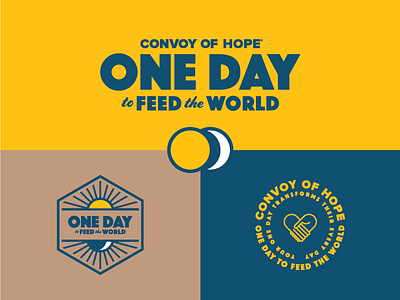 One Day to Feed the World final branding campaign concept identity