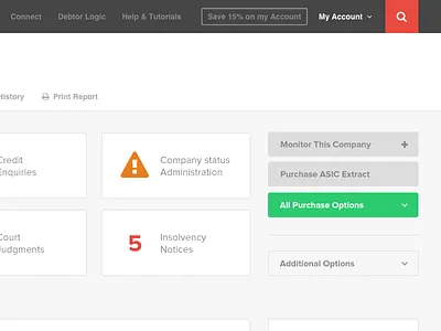 Call to Actions call to action dashboard dropdown list nav navigation ui ux widgets