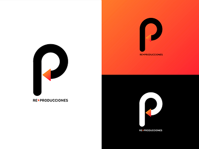 Re-Producciones branding colors identity logo presentation