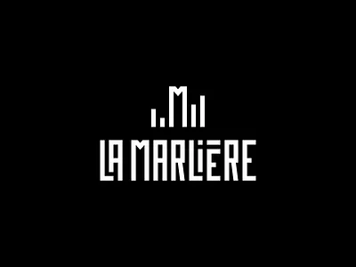 La Marlière logo logotype music type typography