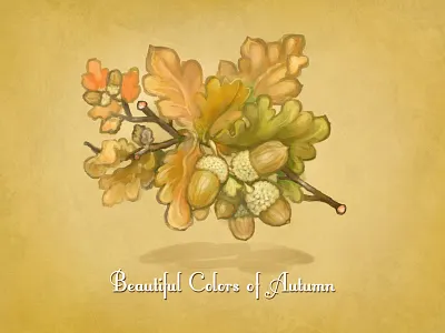 Tree art autumn design digital painting drawing hand drawn handmade icon illustration painting photoshop tree