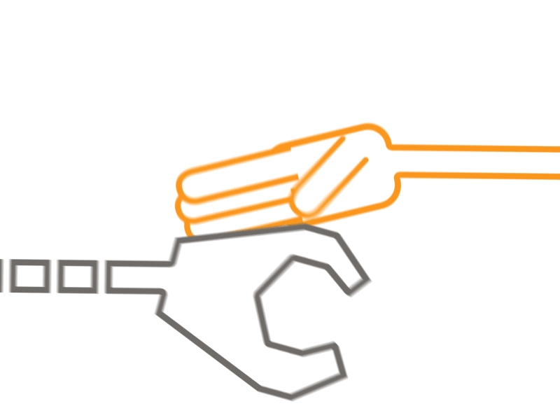 Cenito #003 cenito company fistbump hand highfive it kids orange rocket service swedish system