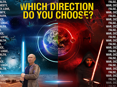 War or Peace art cool obama putin star wars war or peace