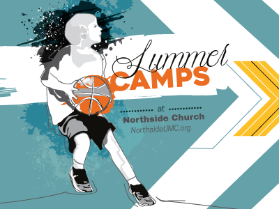 Summer Camps Cover Idea # basketball cover brochure illustration sport