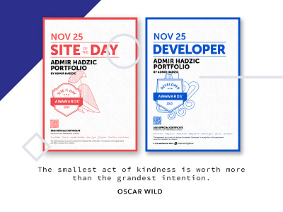 DEVAWARD + SOTDA awards awwwards portfolio site of the day ui ux web