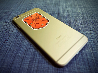 Santa Die-Cut Sticker christmas cover iphone macbook macbook pro new year santa stag sticker stickerspub