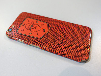 Santa - "Ho Ho Ho" Pattern - iPhone 6 Skin christmas cover iphone macbook macbook pro new year santa stag sticker stickerspub