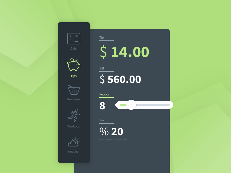 Example of Day 4 - Calculator