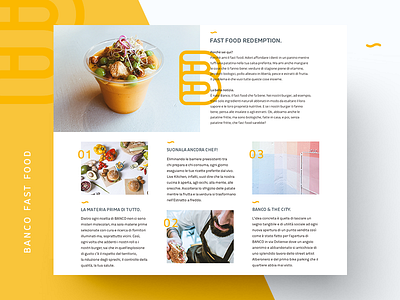 Banco Fast Food 01 design fast food layout ui yellow