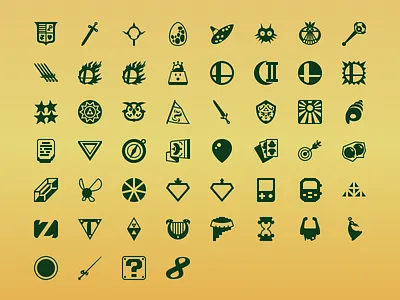 Game Icons fantasy games icon icon set legend of zelda video game zelda