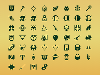 Game Icons fantasy games icon icon set legend of zelda video game zelda
