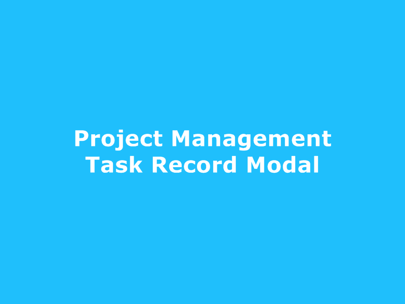 Sugarcrm Project Management Task Modal apollo web studio datepickermilestones due date modal picker popover project project management selector sugarcrm task user picker