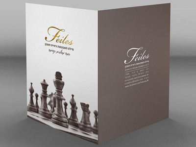 Folders with gold foil for an accountant's firm accountant design folder gold foil print