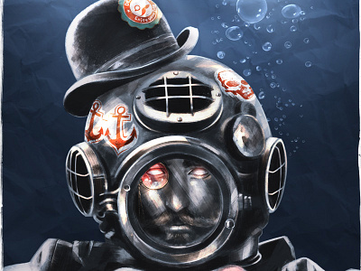 Ghastly Dapper Deep Sea Diver dapper deep sea diver diving helmet