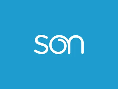 son family font identity ligature logo rounded son typography wordmark