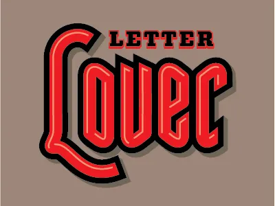 LetterLover custom lettering love lover script type