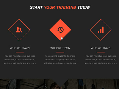 Guide - Landing Page: Feature section creativemarket form gym landing page responsive landing sport template themeforest